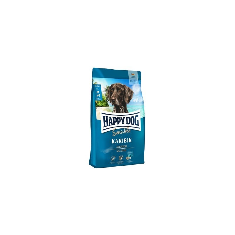 HAPPY DOG Sensible Trockenfutter Hund Adult, Karibik 4 kg