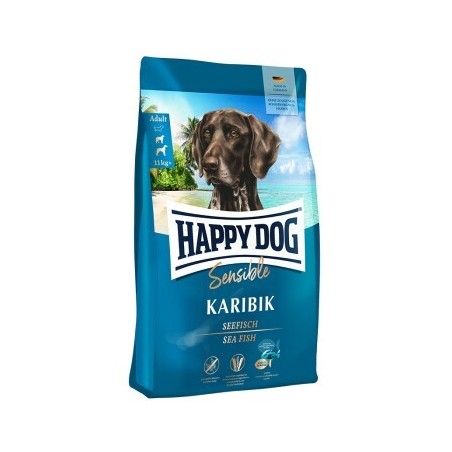HAPPY DOG Sensible Trockenfutter Hund Adult, Karibik 4 kg