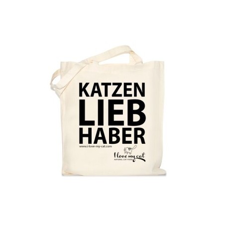 I love my cat Jutebeutel für Katzenfutter - Katzenliebhaber
