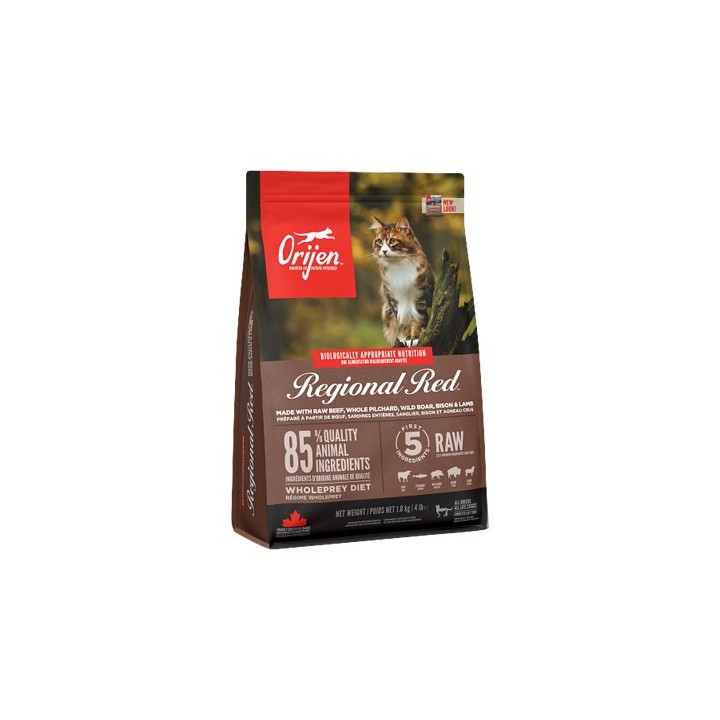 Orijen Regional Red Whole Prey Katzenfutter - 5,4 kg