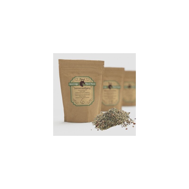 Hand aufs Pferd/Hund Leber Kräuter für Pferde – Sonnenaufgang 1kg