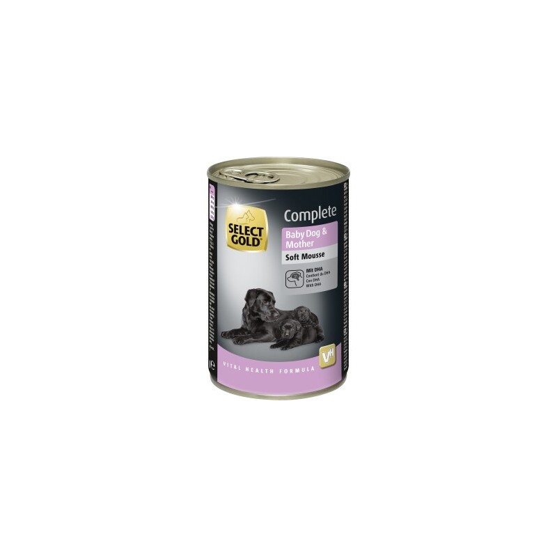 SELECT GOLD Nassfutter Hund Baby Dog & Mother Soft Mousse 24x360 g