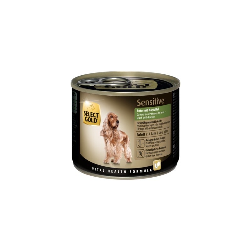 SELECT GOLD Sensitive Adult Ente mit Kartoffel 24x200 g