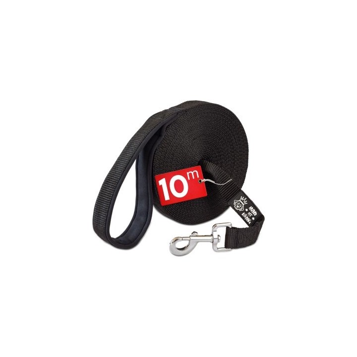 HUND IST KÖNIG 10m Schleppleine Hund | Schleppleine 10m für Hunde mit gepolsterter Handschlaufe