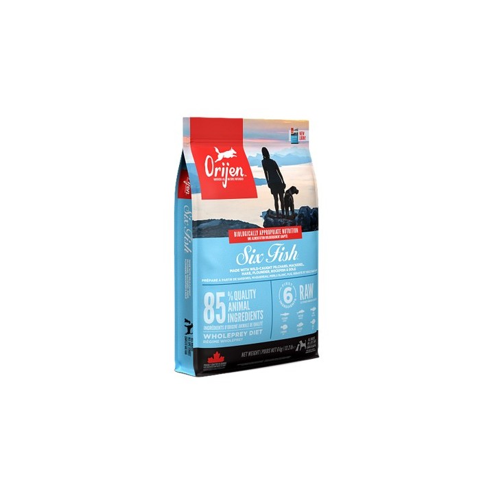 Orijen Six Fish Whole Prey Hundefutter - 2 kg