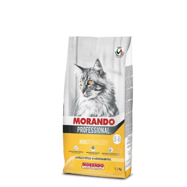 MORANDO Trockenfutter Sterilized 3x1.5kg