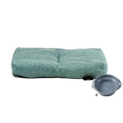 Rohrschneider ® Hundebett mit Anti-Rutsch-Boden, strapazierfähiges Kissen für Hunde und Katzen, B47 x T30 x H7 cm, inkl. Grat