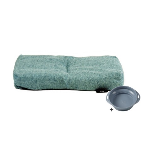 Rohrschneider ® Hundebett mit Anti-Rutsch-Boden, strapazierfähiges Kissen für Hunde und Katzen, B47 x T30 x H7 cm, inkl. Grat