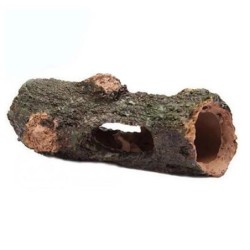 Ankunft Aquarium Ornament Hohl Loch Log Baum Tunnel Höhle Fisch Tank Dekor