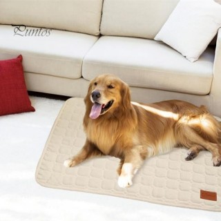 Haustier-Pad, weiche gesteppte, rutschfeste Unterseite, rechteckig, Sommer, für große, mittelgroße und kleine Hunde, Welpen,