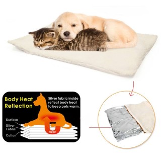 Haustier Winter Warm Supplies Heizkissen Katze Hunde Langlebige wasserdichte selbsterhitzende Wärmematte