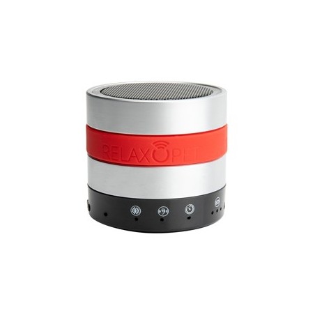 RelaxoPet Soundmodul PRO Dog schwarz-rot, Höhe: ca. 5,5 cm, Durchmesser:  ca. 6 cm