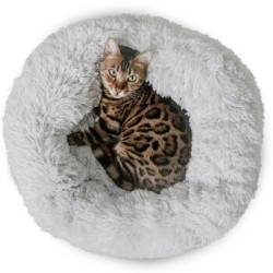 Canadian Cat Company Plüschbett Sarnia S hellgrau