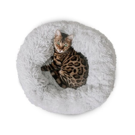 Canadian Cat Company Plüschbett Sarnia S hellgrau