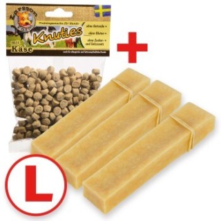 Larsson Yaky Kaukäse L 3er Set +Snack