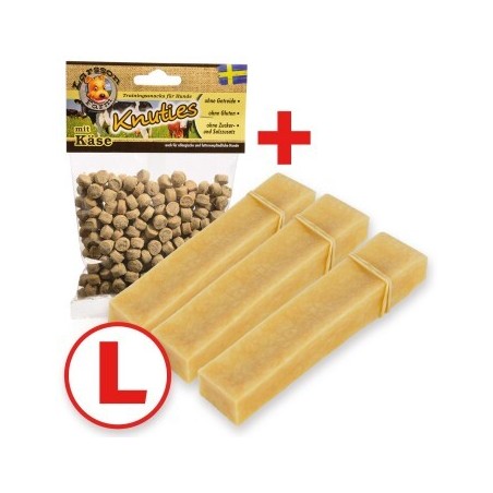 Larsson Yaky Kaukäse L 3er Set +Snack