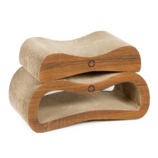 Canadian Cat Company Kratzbrett Orbit + Satellite S braun