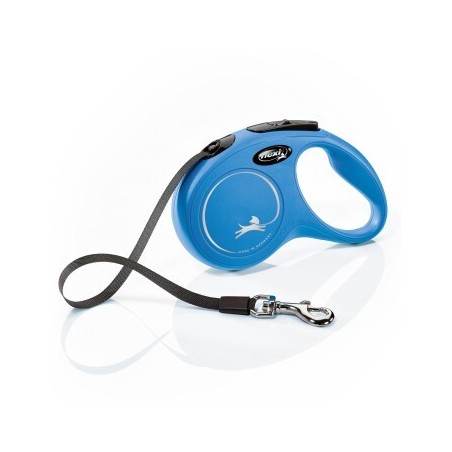 Flexi New Classic Gurt blau S, 5 m, 15 kg