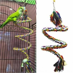 Papagei Spielzeug Weidenseil zum Aufhängen Geflochtenes Wellensittich Kauspielzeug Vogelkäfig Nymphensittich Spielzeug Hausti