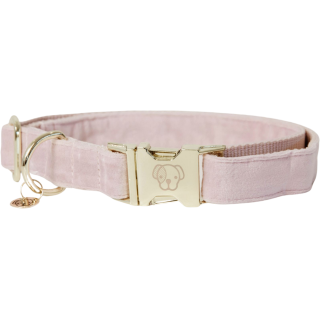 Kentucky Dogwear Hundehalsband "Velvet" soft rose - XL (45-75) cm