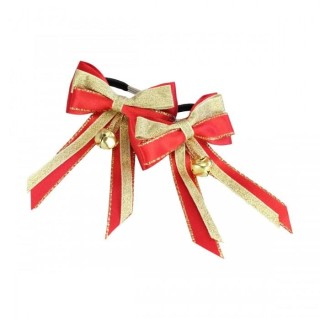 ShowQuest Piggy Bow & Tails mit Glocken One SIze gold/rot