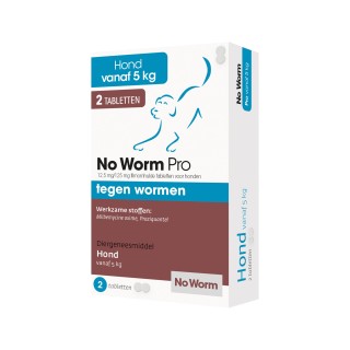 No Worm Pro Hond (Hund) - 2 Tabletten