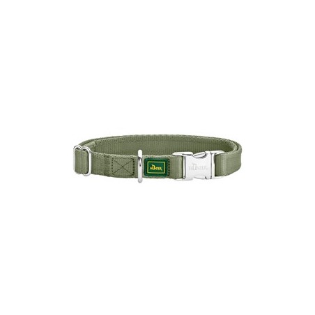HUNTER Hundehalsband Inari lindgrün, Gr. M, Breite: ca. 1,5 cm, Länge: ca. 30 - 45 cm