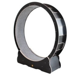 Canadian Cat Company Katzenlaufrad aus Holz XL schwarz