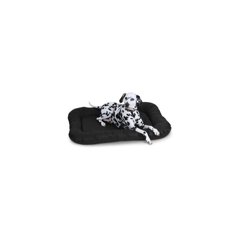 Knuffelwuff Wasserfestes In und Outdoor Hundebett Lucky aus Nylongewebe schwarz L