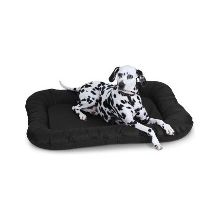 Knuffelwuff Wasserfestes In und Outdoor Hundebett Lucky aus Nylongewebe schwarz L