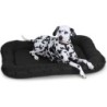 Knuffelwuff Wasserfestes In und Outdoor Hundebett Lucky aus Nylongewebe schwarz L
