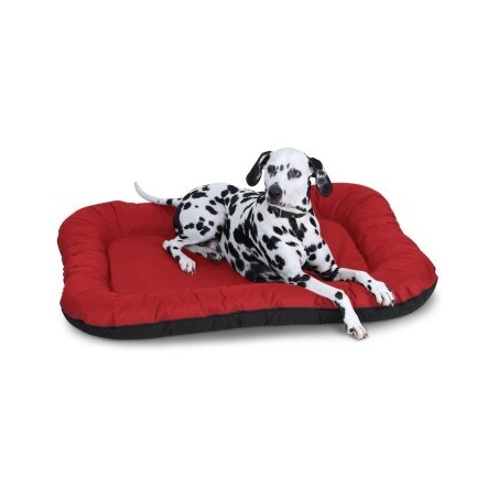 Knuffelwuff Wasserfestes In und Outdoor Hundebett Lucky aus Nylongewebe rot L