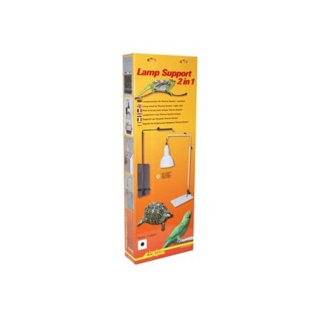 Lucky Reptile Lamp Support "2 in 1" schwarz