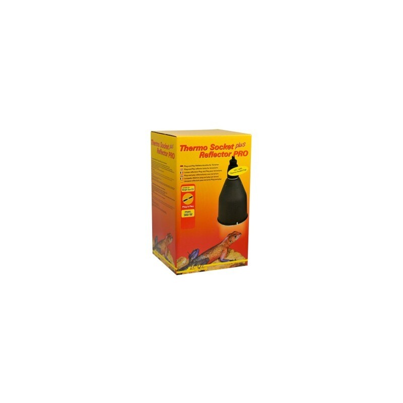 Lucky Reptile Thermo Socket + Reflector PRO klein schwarz