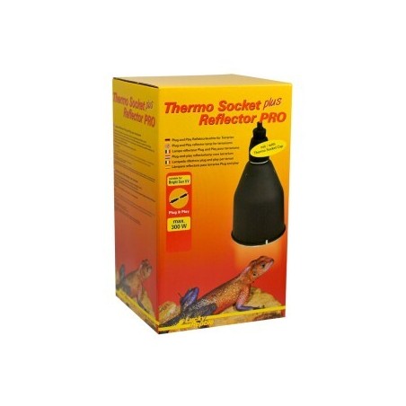 Lucky Reptile Thermo Socket + Reflector PRO klein schwarz
