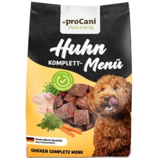 ProCani BARF Komplettmenü Hund TK-Nuggets Napffertig 6x750 g Huhn