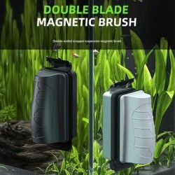 Neue magnetische Aquariumbürsten schwimmende Reinigungsbürste für Glasfenster, Algenschaber, Reinigungsbürste, Wäscher, Aquar