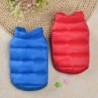 Neuer warmer Daunenmantel für Haustiere – Herbst-/Winter-Hunde- und Katzenkleidung für kleine Rassen M, Single-sided armee gr