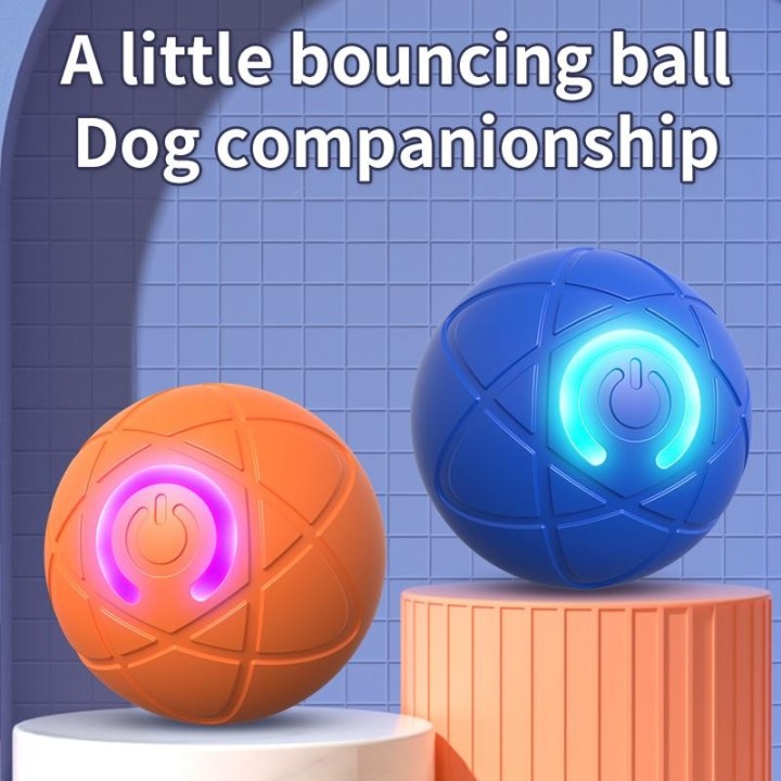 Intelligenter Hundespielzeugball, elektronisches interaktives Haustierspielzeug, beweglicher Ball, USB, automatisches Springb