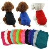 Schlichte Baumwoll-Katzen-Hunde-Kleidung, Sommer-Weste für kleine und mittelgroße Hunde, Haustier-T-Shirt, Kleidung, einfarbi