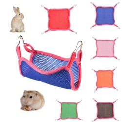 Sommer-Hamster-Eichhörnchen-Hängeregal, atmungsaktives Haustier-Mesh-Haus, Käfig S rot
