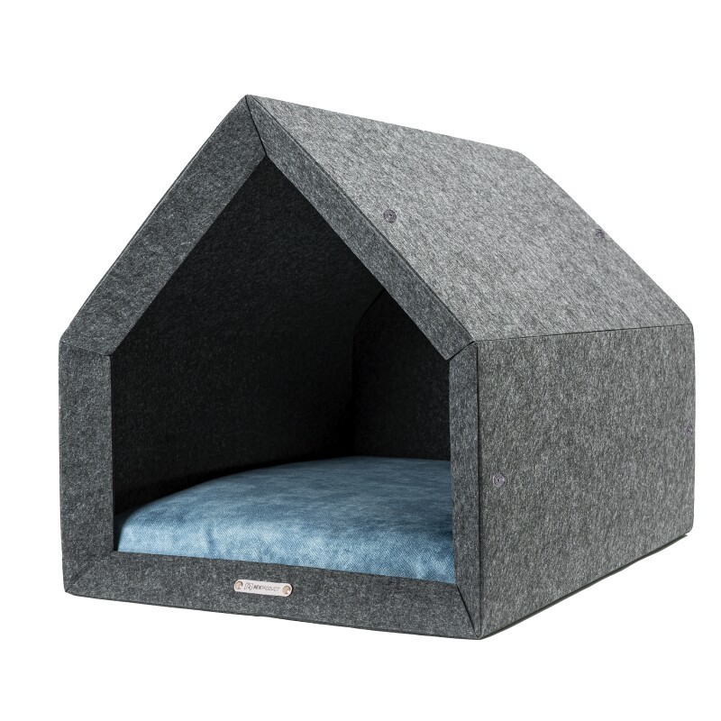 Rexproduct Pethome 2.0 dunkelgrau blau/ grau S
