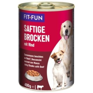 FIT+FUN Saftige Brocken Rind 24x400 g
