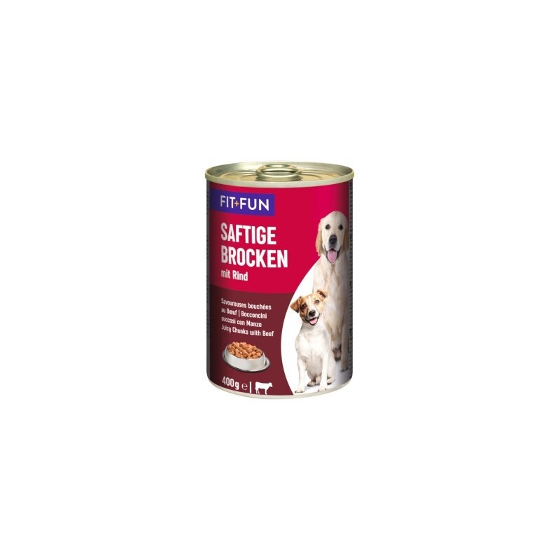 FIT+FUN Saftige Brocken Rind 24x400 g