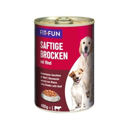FIT+FUN Saftige Brocken Rind 24x400 g