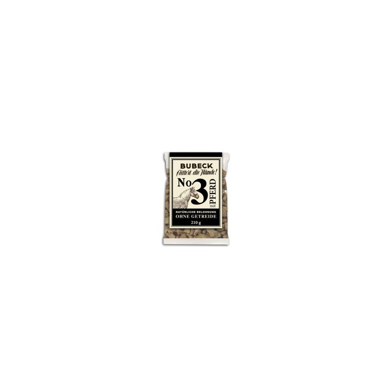 BUBECK Gebackene Hundekuchen Pferd 210 g