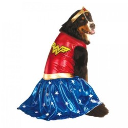 DC Comics Wonder Woman Hundekostüm XXL gold/rot