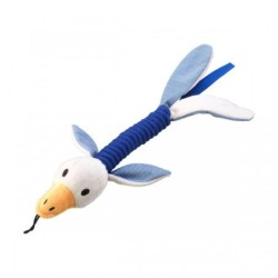 House Of Paws Hundespielzeug mit Entenseil One Size weiß/blau