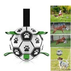 Interaktives Fußballspielzeug für Haustiere, Bälle mit Glocke im Inneren, interaktives Wasserspielzeug für Hunde im Freien, l