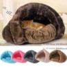 Neues Haustier-Katzen-Hundehaus-Zwinger-Welpen-Höhlen-Schlafbett-super weiche Matten-Auflage-warmes Nest S rosa